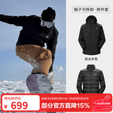 骆驼（CAMEL）三防冲锋衣户外登山服防风防水防污三合一运动外套 AD12263514Y,羽绒内胆幻影黑男女 L