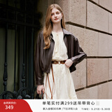 香影黑色皮衣外套女小个子2026春季新款高级感酷飒风短款pu皮夹克 咖色 M 160/84A/95-110斤
