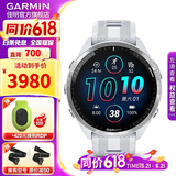佳明（GARMIN）FR965运动智能手表腕表户外马拉松跑步铁三心率血氧游泳男表礼物 Forerunner 965 月光白