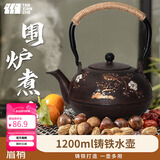 探险者（TAN XIAN ZHE）围炉煮茶壶铸铁水壶复古水壶室外炭烤茶壶家用煮茶配件