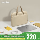 tomtoc手提电脑包14英寸女士苹果笔记本包A11适用于MacBook Pro/Air M2 冷沙色 14英寸
