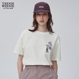 Teenie Weenie小熊卡通T恤女2026夏季新款女t恤