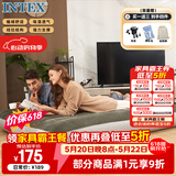 INTEX双人加大充气床垫露营户外防潮垫家用陪护午休睡垫折叠床 64109