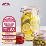 kilner玻璃密封罐食品级茶叶罐储物罐 果酱蜂蜜罐泡菜泡酒容器 3000ml