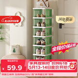 安尔雅鞋架门口多层家用简易置物架收纳柜整理架创意门口浴室宿舍简约