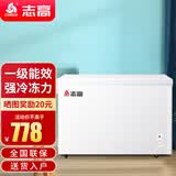 志高（CHIGO）小冰柜家用冷冻小型一级节能省电迷你卧式冷藏保鲜储母乳冷柜 【一级能效 全国联保】 328L 单温单门