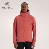 ARC'TERYX始祖鸟 GAMMA HOODY 防风 男子 软壳夹克 STONE RED/绯岩红 L