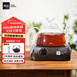 米技（MIJI）德国Miji电陶炉迷你家用煮茶炉围炉火锅电磁炉电热炉大火力高端微晶面板米技炉Gala I 900W （85%用户选择）茶色