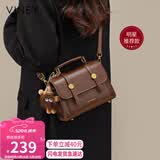 viney【陈妍希同款】包包女包牛皮斜挎包剑桥包生日520送女朋友礼物
