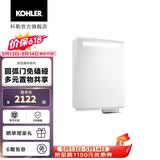 科勒（KOHLER）亲悦镜柜浴室柜卫生间带灯镜柜梳洗化妆镜防雾镜面 镜柜左开60cm