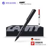 LAMY凌美狩猎者Safari钢笔墨水笔（黑色盒-含吸墨器） 磨砂黑F尖  轻奢商务送礼学生办公实用