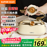 苏泊尔（SUPOR）【优雅复古】手持挂烫机24g/min家用熨烫机110ml水箱蒸汽电熨斗小型便携式EGH-906A团购礼物