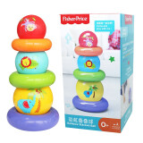 费雪Fisher-Price 彩虹叠叠球 婴幼儿童叠叠乐层层叠圈 儿童玩具 F0919蓝色款式