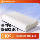 网易严选B01航空系列卧室宿舍单双人枕0压慢回弹记忆枕波浪枕 B01【成人中枕】60*40*8/10cm
