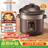九阳（Joyoung）电炖锅电炖盅5L大容量紫砂预约电砂锅 多功能锅 智能定时精炖煮粥煲汤锅DG50Z-GD510