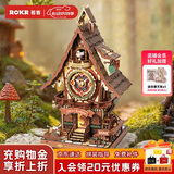 若客（ROKR）布谷鸟钟 积木立体拼图diy手工拼装模型玩具生日六一儿童节礼物