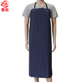 者也PVC围裙65丝防水围裙加厚加长耐油耐酸碱水产工作服围兜罩衣