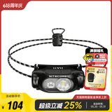 奈特科尔（NITECORE）HA11多用途强光AA五号电池夜光头灯户外露营夜跑应急照明灯帽夹灯 HA11【标配一节AA电池】
