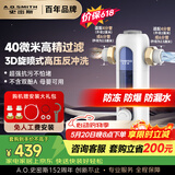 史密斯（A.O.SMITH）佳尼特前置过滤器 一键自动反冲洗自来水过滤家用净水器全屋净水防爆滤瓶 小海星CPF-T6价保618