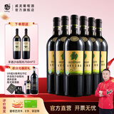 威龙官方店 红酒生态酒田手选级干红葡萄酒优选红酒 商务宴请送礼礼品 手选级干红750ml*6支整箱