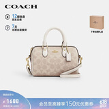 蔻驰（COACH）【品牌直供】女士ROWAN手提单肩斜挎包波士顿包CW329礼物