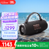 JBL CHARGE6 音乐冲击波六代 便携蓝牙音箱+低音炮 户外防水音响 AI音效增强 男士礼物 深空黑