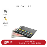 INJOYLIFE男士小钱包短款2022新款真皮钱夹驾驶证皮夹创意学生 黑色