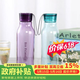 乐扣乐扣（LOCK&LOCK）ECO户外运动水杯户外便携塑料水壶男女杯子两件套（550ml*2） 