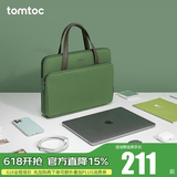 tomtoc手提电脑包14英寸女士苹果笔记本包A11适用于MacBook Pro/Air M2 深林绿 14英寸