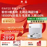 石头（roborock）【保价618】扫地机器人扫拖一体 P20 自动上下水版 自动集尘洗拖布烘干补水擦地拖地 A1690RR