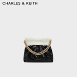 CHARLES&KEITH链条单肩腋下托特包流浪包包女包生日礼物送女友CK2-20671559 【M号】Multi综合色 M