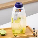 家の物语（KATEI STORY）日本进口冷水壶塑料食品级凉水壶大容量凉水杯耐高温果汁饮料桶 2100ml【字母扣款】