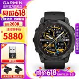 佳明（GARMIN）Fenix7Pro户外运动智能手表跑步骑行游泳滑雪心率血氧腕表男礼物 fenix 7X Pro旗舰版-黑色