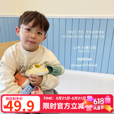 TOPSTAR儿童布鞋帆布鞋男童女童幼儿园小白鞋室内鞋软底宝宝鞋 5032 橡皮粉（偏小，建议选大一码） 27 内长165mm 脚长150-155mm