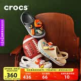 CROCS卡骆驰贝雅卡骆班洞洞鞋轻便耐磨拖鞋一脚蹬休闲鞋|205089 黑色/白色-066 41 /42(260mm)
