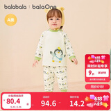 巴拉巴拉balaOne婴儿套装男女童长袖睡衣2025秋冬保暖可爱萌208425134201