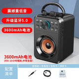 沙打 SADA户外蓝牙音响K歌重低音炮迷你广场舞超大音量收款音箱手提便携 标准版3600毫安长续航