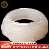 珪宝和田玉貔貅扳指男款玉石戒指大拇指玉器指环手玩件手饰 附证书 貔貅扳指