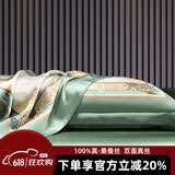枕水人家真丝枕套100%桑蚕丝枕头套单个加厚宽边丝绸双面枕芯内胆套一对装 宫廷御彩 一对 48cm*74cm