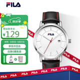 斐乐（FILA）手表男款针扣式皮革表带男士休闲运动石英学生手表 FLM38-793-002