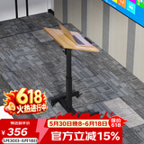SOFS可移动升降演讲台站立式主持讲话发言席会议室报告桌迎宾台讲台桌 【旋转款】升降演讲桌 柚木色