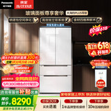 松下（Panasonic）大海豹PLUS573L法式多门冰箱超薄零嵌玻璃面板双系统循环风冷一级能效NR-EW57TGB-W【国家补贴】