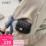 viney包包女包牛皮小众斜挎包品牌单肩链条包生日礼物高级感送女友老婆