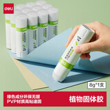 得力（deli）8g植物型固体胶水 高粘度无甲醛配方 绿色环保 儿童手工diy胶棒 学生文具 单支 JT155 开学好物
