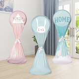 麦诺居家麦诺居家 空气循环扇罩子全包布格力通用保护套落地扇风扇防尘罩 可爱小兔【循环扇罩】-小号