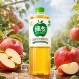 绿杰发酵型苹果醋饮料1.25L 60%果汁0脂肪0蔗糖大容量装 聚会家庭装