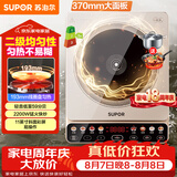 苏泊尔（SUPOR）家用电磁炉电陶炉火锅新型电磁灶大功率大面板防辐减噪炒菜电池炉电磁炉锅一体全套C22-IA813