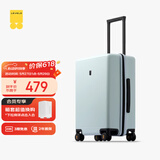 地平线8号（LEVEL8）行李箱男女密码学生登机箱20英寸旅行者经典PC万向轮拉杆箱极光蓝