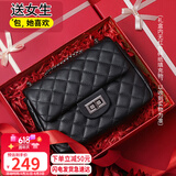 viney牛皮包包女包品牌链条包轻奢单肩斜挎包生日礼物高端送女友老婆