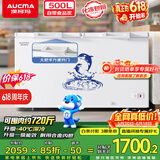 澳柯玛（AUCMA）500升单温冷柜家用卧式大冰柜 雪糕柜 冷藏柜冷冻柜 顶开门冰箱一级能效BC/BD-500HNE 【价保618】